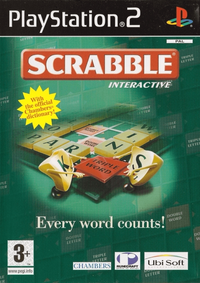 Scrabble Interactive: 2003 Edition box art for Playstation 2